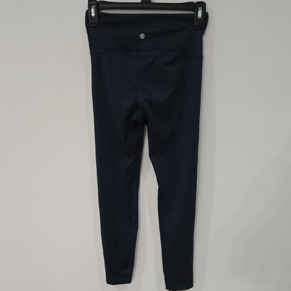 Vimmia Sz Small Midnight Blue Textured Leggings - Picture 3 of 6